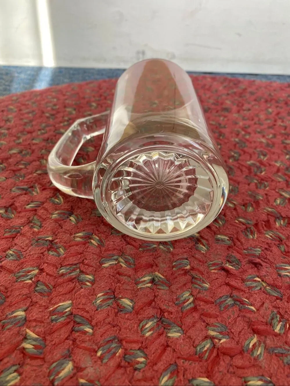 San Francisco 49ers glass ice bucket and 4 beer mug vintage collectors set
